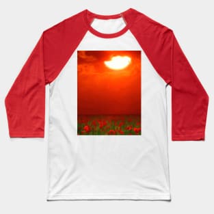 Poppies Baseball T-Shirt